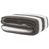 Tapis de tente 250x250 cm Anthracite et blanc 