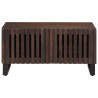 Table basse marron 80x51x40 cm bois de massif manguier 