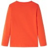 T-shirt enfants manches longues orange vif 140 