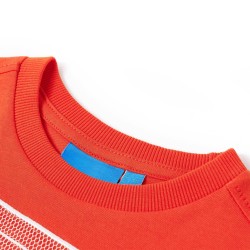 T-shirt enfants manches longues orange vif 140 