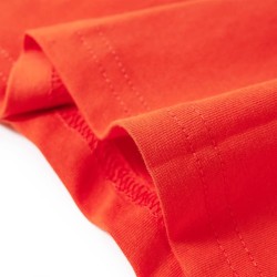 T-shirt enfants manches longues orange vif 140 