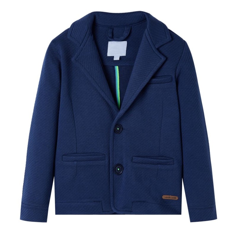 Veste de costume pour enfants bleu foncé 92 