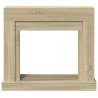 Cadre de cheminée chêne sonoma 100x30x87,5 cm bois d'ingénierie 