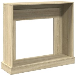 Cadre de cheminée chêne sonoma 100x30x87,5 cm bois d'ingénierie 