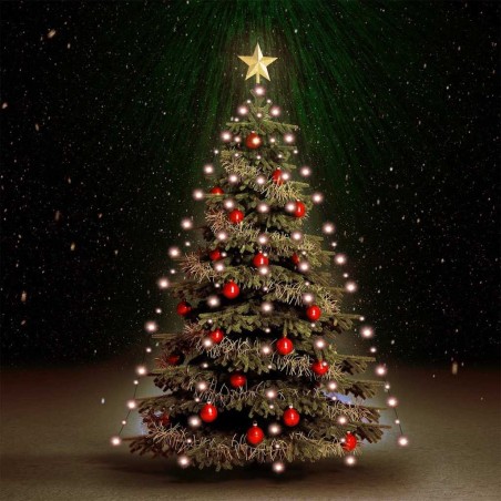 Guirlande lumineuse d'arbre de Noël avec 180 LED 180 cm 