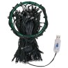 Guirlande lumineuse d'arbre de Noël avec 180 LED 180 cm 