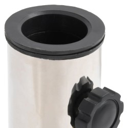 Base de parasol pour mât Ø38/48 mm argenté inox 