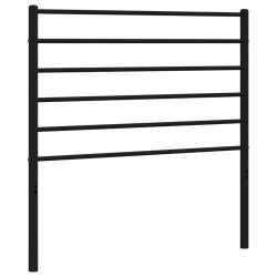 Tête de lit métal noir 75 cm 