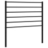 Tête de lit métal noir 75 cm 
