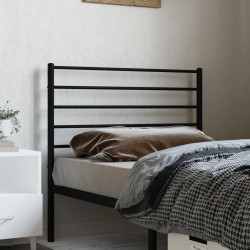 Tête de lit métal noir 75 cm 