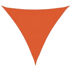 Voile d'ombrage 160 g/m² Orange 3x3x3 m PEHD 