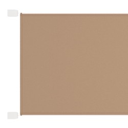 Auvent vertical Taupe 60x270 cm Tissu oxford 