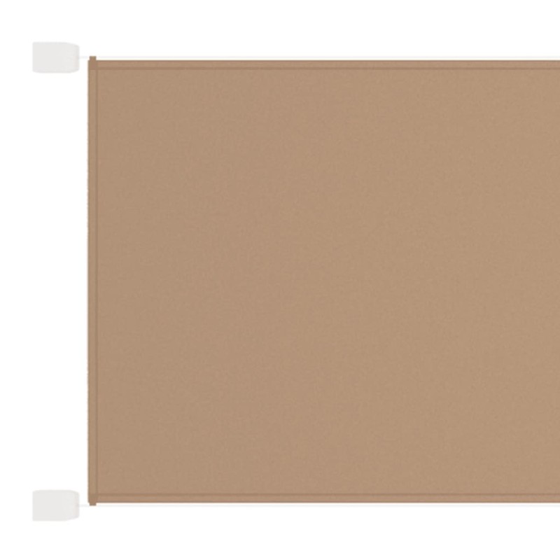 Auvent vertical Taupe 60x270 cm Tissu oxford 