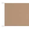 Auvent vertical Taupe 60x270 cm Tissu oxford 