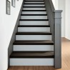 Marches d'escalier 12 pcs marron foncé 70x25x2 cm chêne massif 