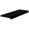 Marches d'escalier 12 pcs marron foncé 70x25x2 cm chêne massif 