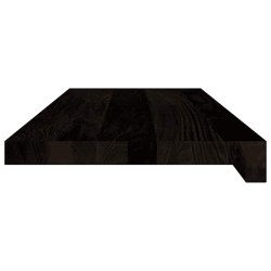 Marches d'escalier 12 pcs marron foncé 70x25x2 cm chêne massif 