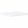 Lit avec matelas bleu 160x200 cm tissu 