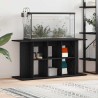 Support pour aquarium chêne noir 120x40x60 cm bois d'ingénierie 
