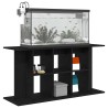 Support pour aquarium chêne noir 120x40x60 cm bois d'ingénierie 