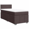 Sommier à lattes de lit avec matelas Marron foncé 90x200 cm 
