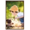 Collage de cadres photo 3 pcs de table Bronze 13x18 cm MDF 
