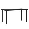 Ensemble à manger de jardin coussins 5 pcs Marron/noir 