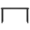Ensemble à manger de jardin coussins 5 pcs Marron/noir 