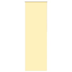 Store enrouleur occultant jaune largeur du tissu 80,7 cm 