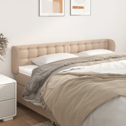 Tête de lit avec oreilles Cappuccino 163x23x78/88 cm Similicuir 