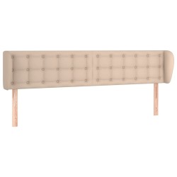 Tête de lit avec oreilles Cappuccino 163x23x78/88 cm Similicuir 