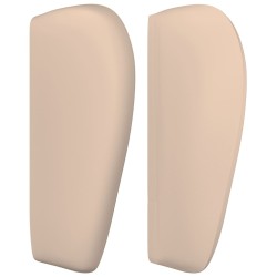 Tête de lit avec oreilles Cappuccino 163x23x78/88 cm Similicuir 