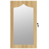Armoire à bijoux avec miroir murale 37,5x10x67 cm 