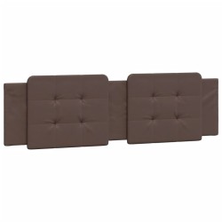 Lit avec matelas marron 180x200 cm similicuir 