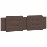 Lit avec matelas marron 180x200 cm similicuir 