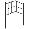 Tête de lit métal noir 75 cm 