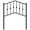 Tête de lit métal noir 75 cm 