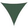 Voile parasol tissu oxford triangulaire 3x3x3 m vert foncé 