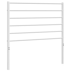 Tête de lit métal blanc 75 cm 