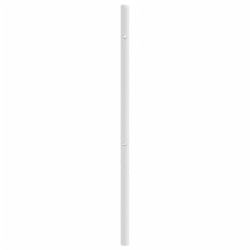 Tête de lit métal blanc 75 cm 