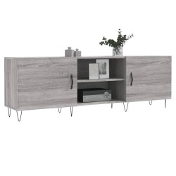 Meuble TV sonoma gris 150x30x50 cm bois d'ingénierie 