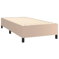 Sommier à lattes de lit avec matelas Cappuccino 80x200 cm 