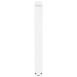 Pieds de table à manger en forme de V, 2 pièces, blanc, 70 x (72-73,3) cm, acier 