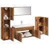Ensemble de meubles salle de bain 5 pcs bois d'ingénierie 