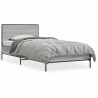 Cadre de lit sans matelas sonoma gris 90x190 cm 