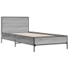 Cadre de lit sans matelas sonoma gris 90x190 cm 
