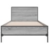 Cadre de lit sans matelas sonoma gris 90x190 cm 