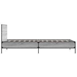 Cadre de lit sans matelas sonoma gris 90x190 cm 