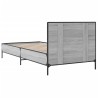 Cadre de lit sans matelas sonoma gris 90x190 cm 