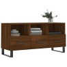 Meuble TV chêne marron 102x36x50 cm bois d'ingénierie 
